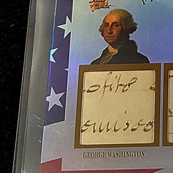 Authentic Presidents Washington, Adams and Jefferson Handwriting Relics History - Picture 2 of 6